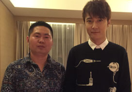 广州门徒娱乐与明星合影
